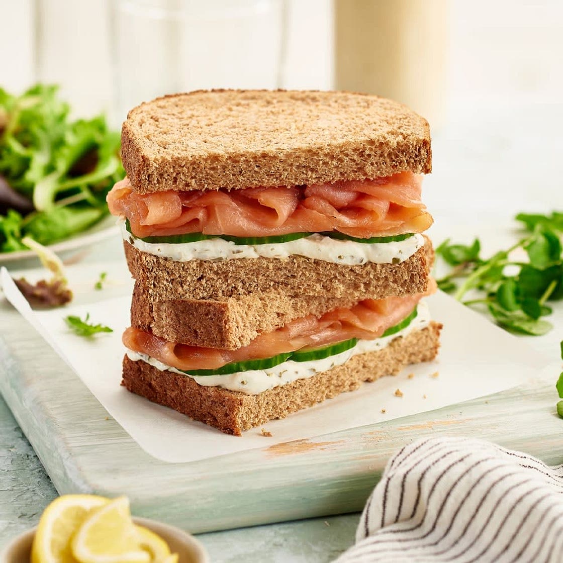 Philadelphia Smoked Salmon Sandwich