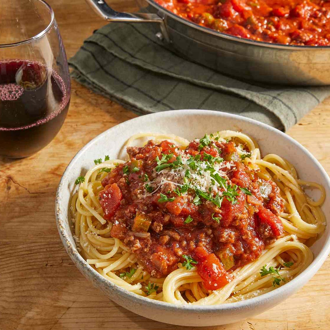Homemade Spaghetti Sauce with Ground Beef