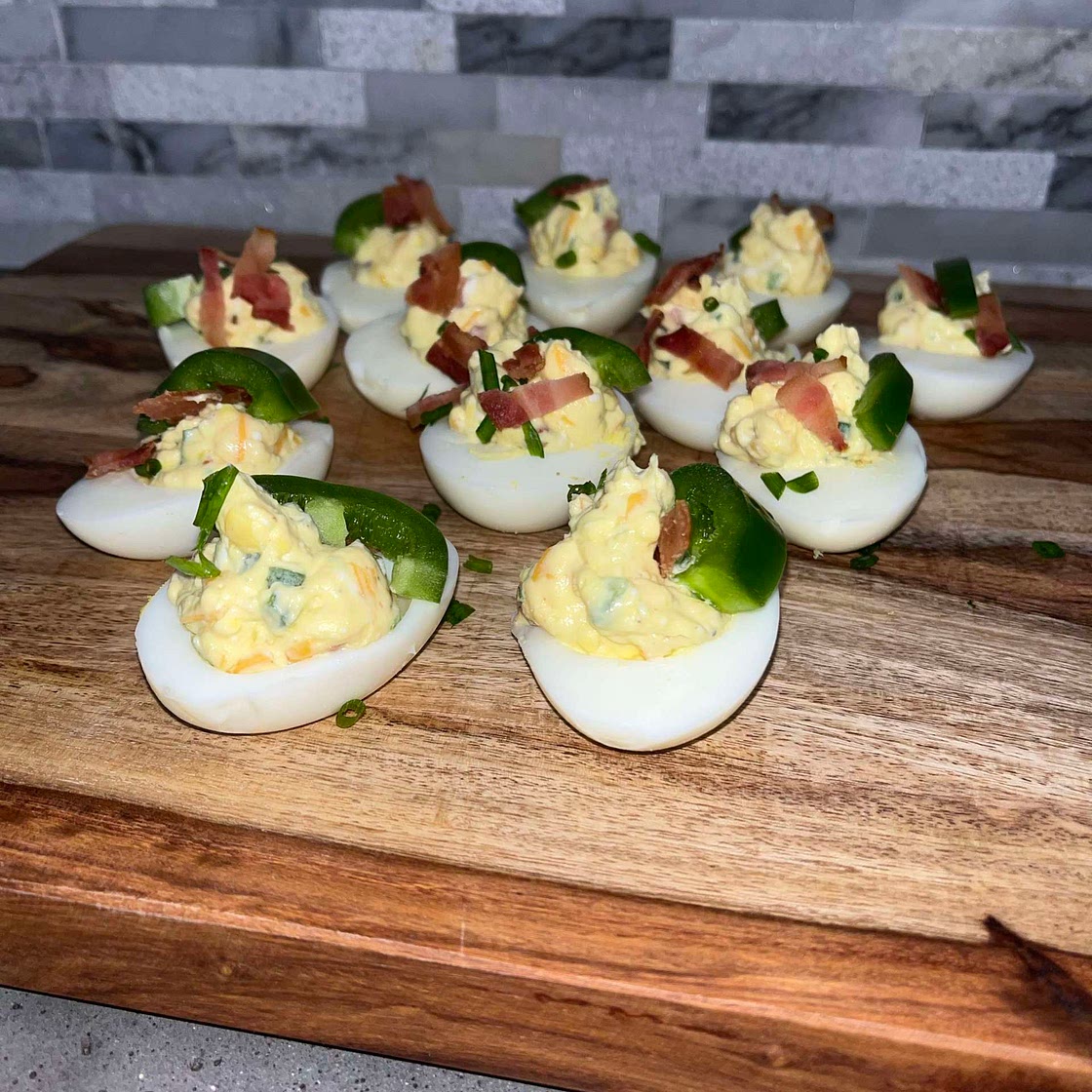 Jalapeño Popper Deviled Eggs