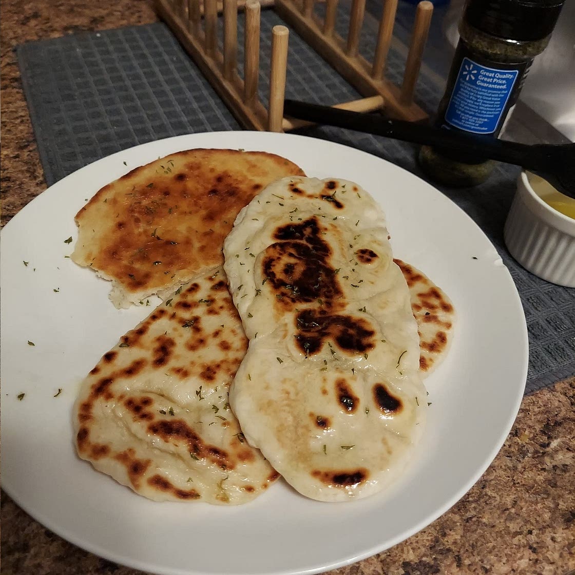 Homemade Naan