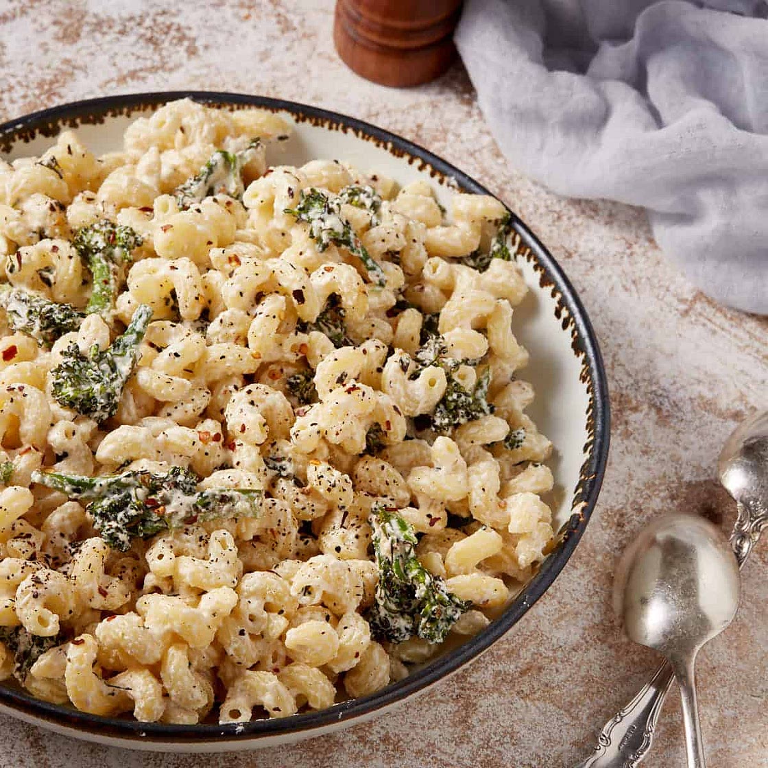 Ricotta Cheese and Broccoli Pasta