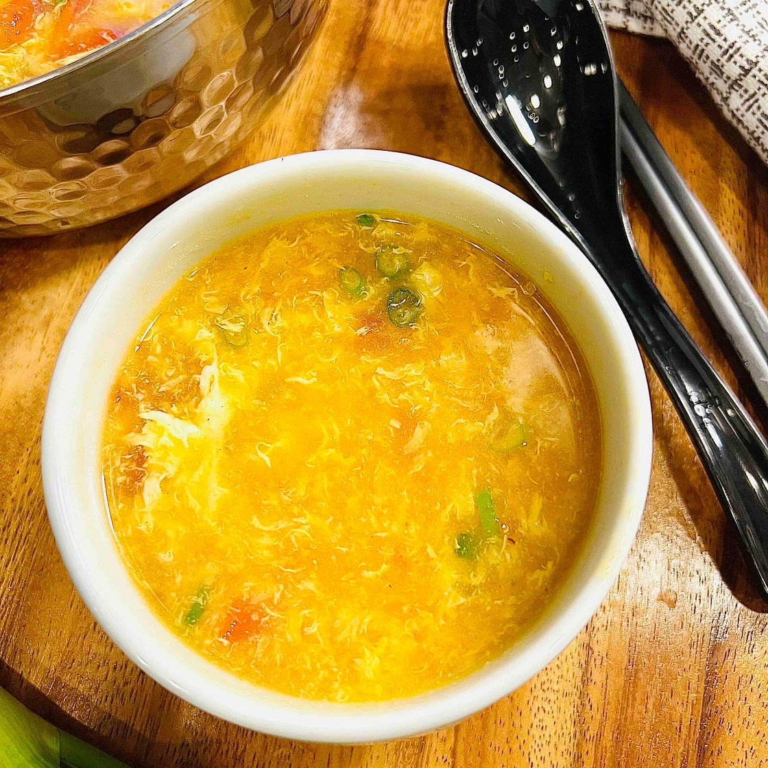 Tomato Egg Drop Soup