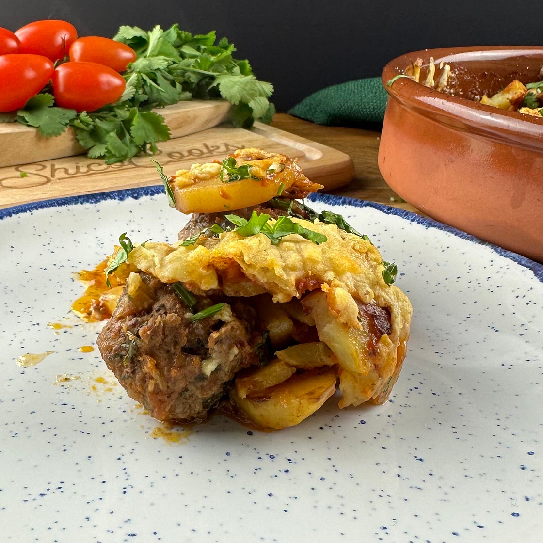 Potato Meatball Casserole