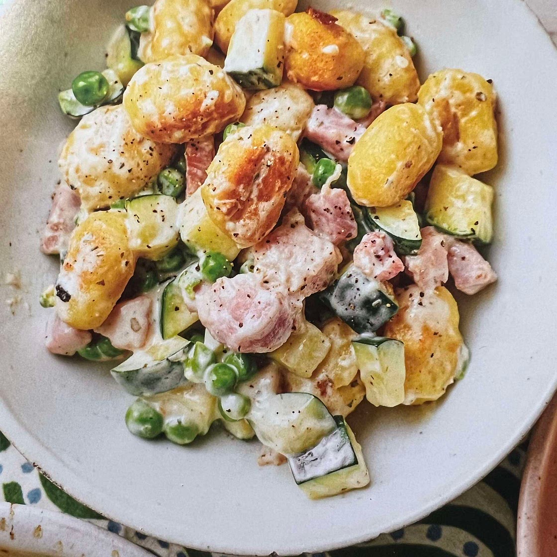Crispy Gnocchi with bacon 