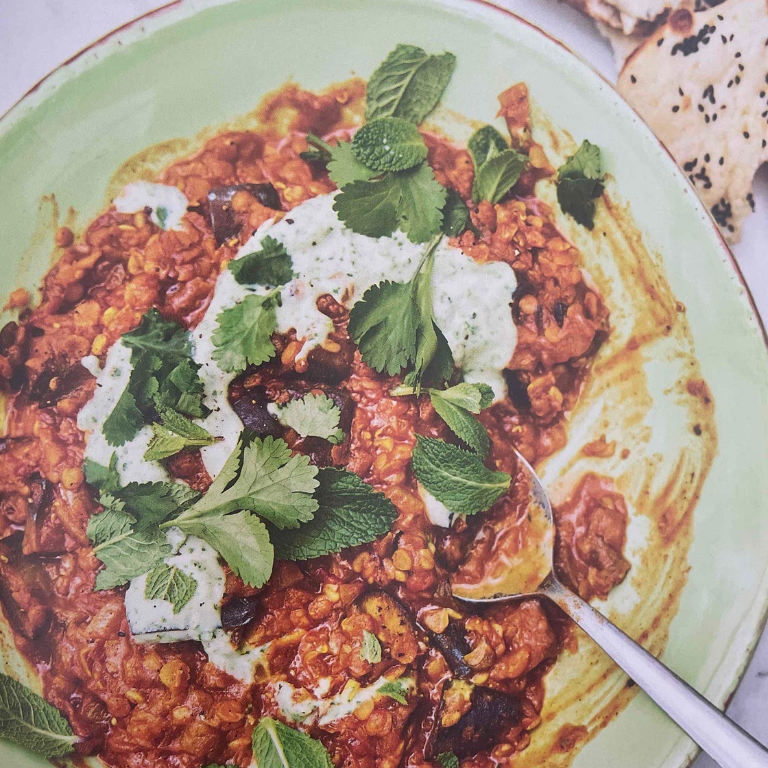 Charred Aubergine Dhansak