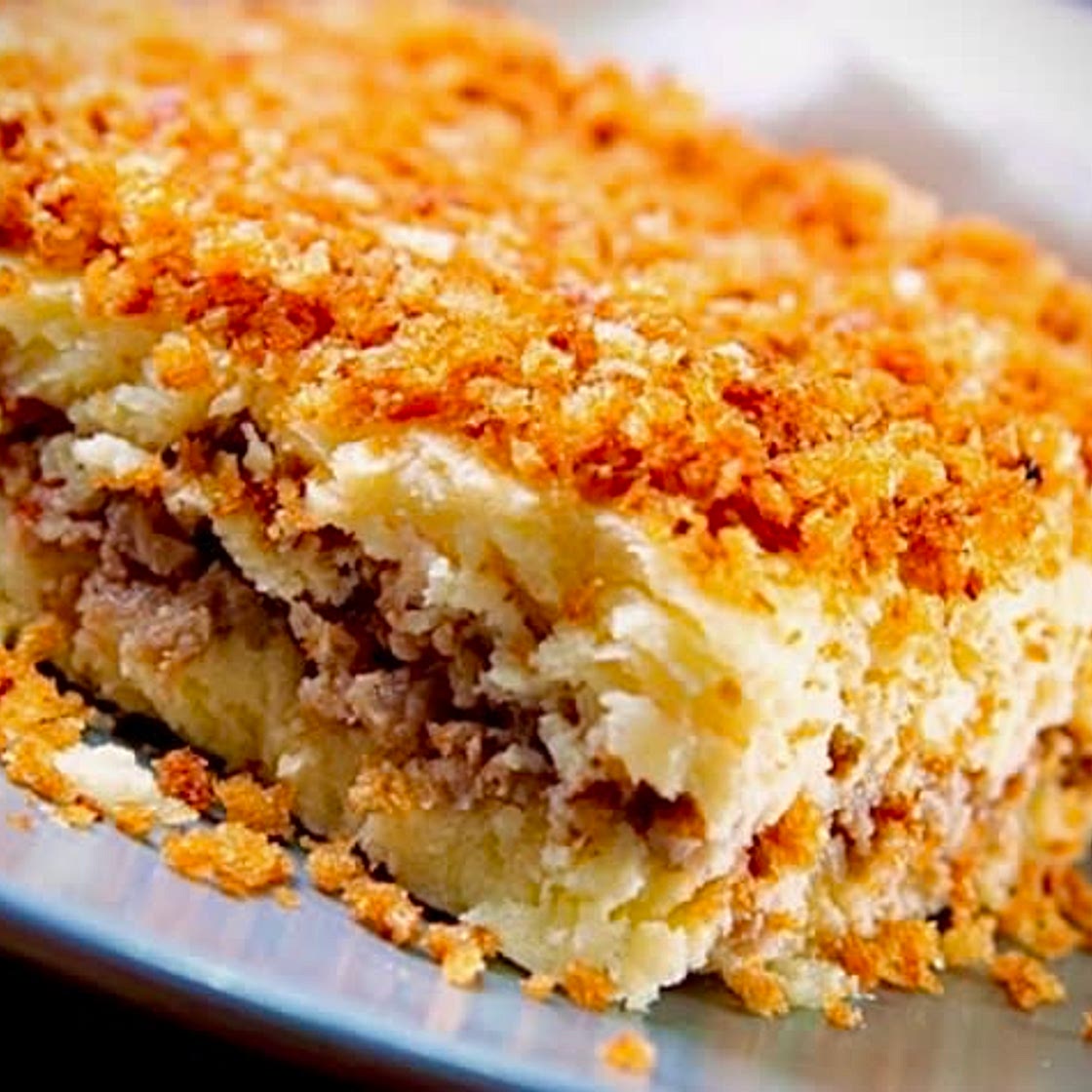 Vegan Potato Soufflé (Vegan Mashed Potato Casserole)