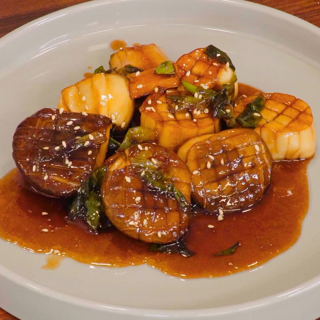 Braised King Oyster Mushroom