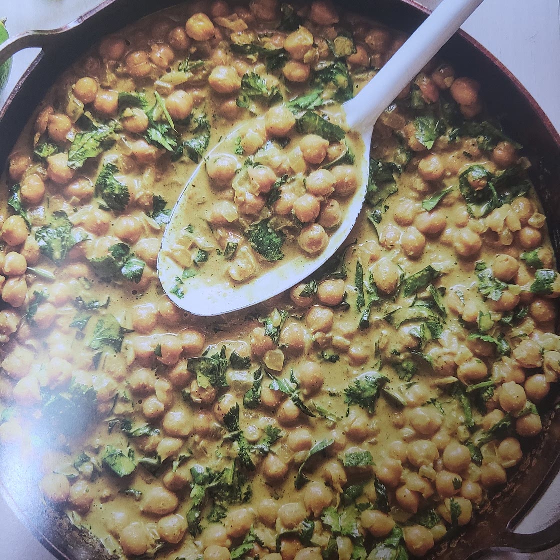 Coconut chickpea curry