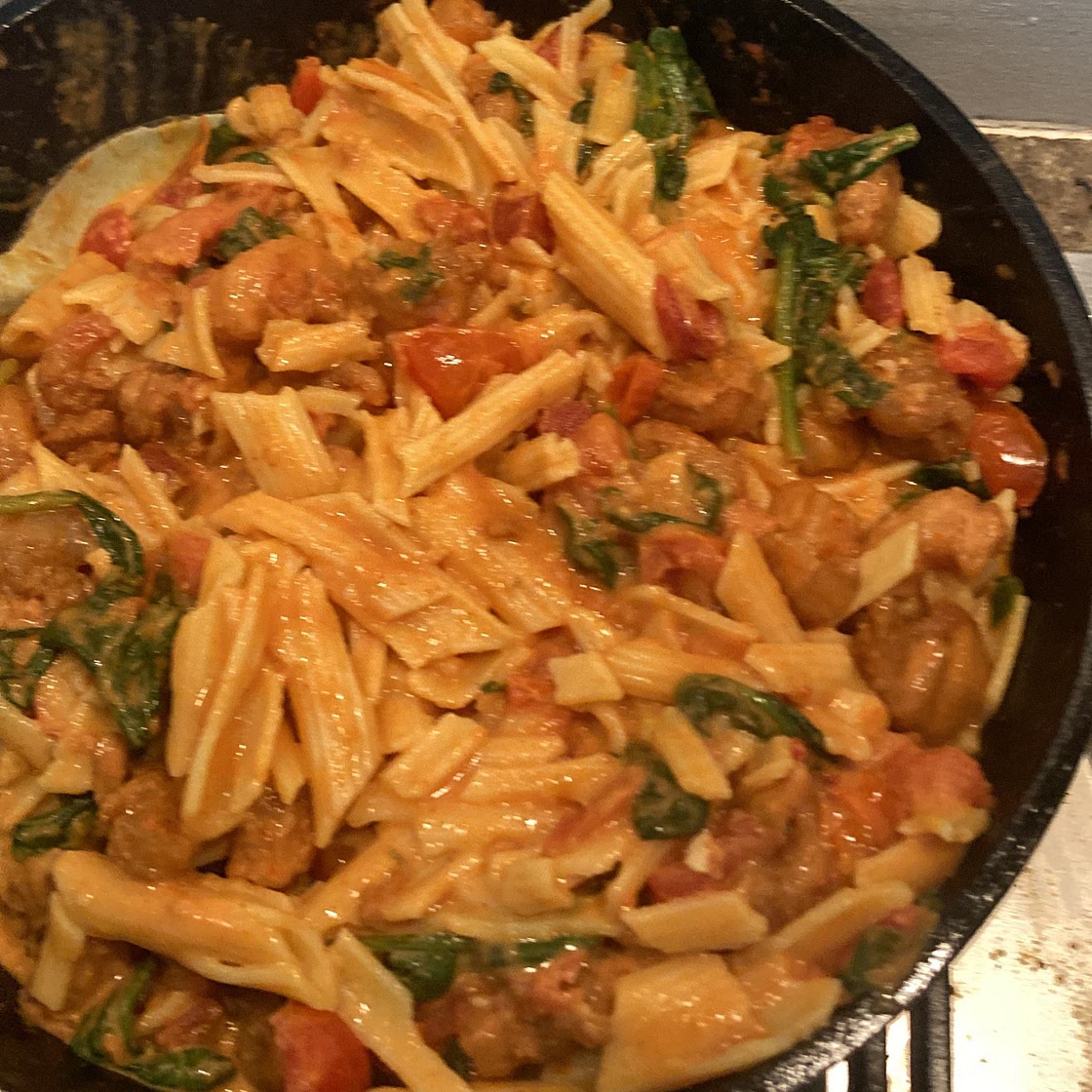 Spicy Cajun Shrimp Pasta