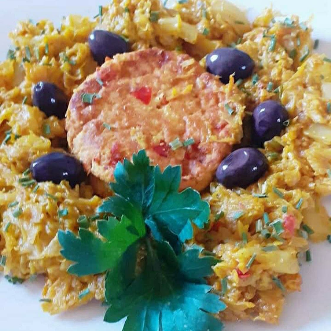Burger di ceci e verza