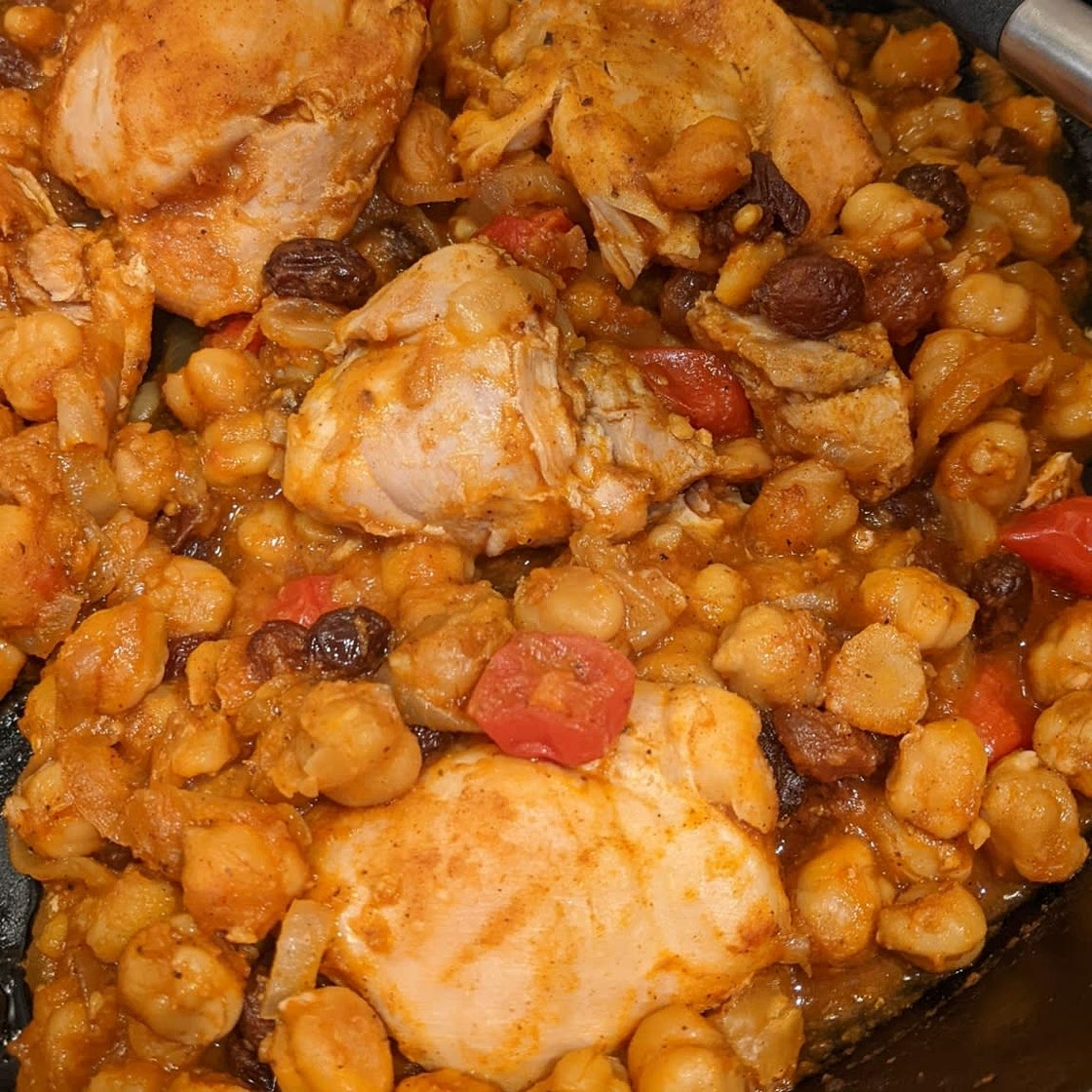 Chicken and Chickpea Tagine