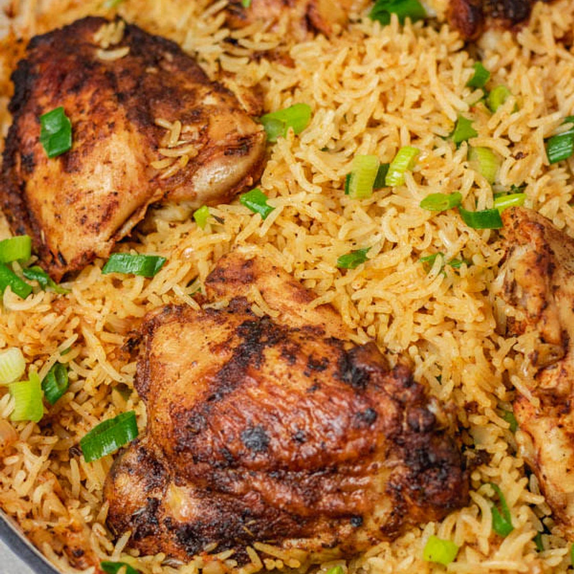 One pan chicken and rice