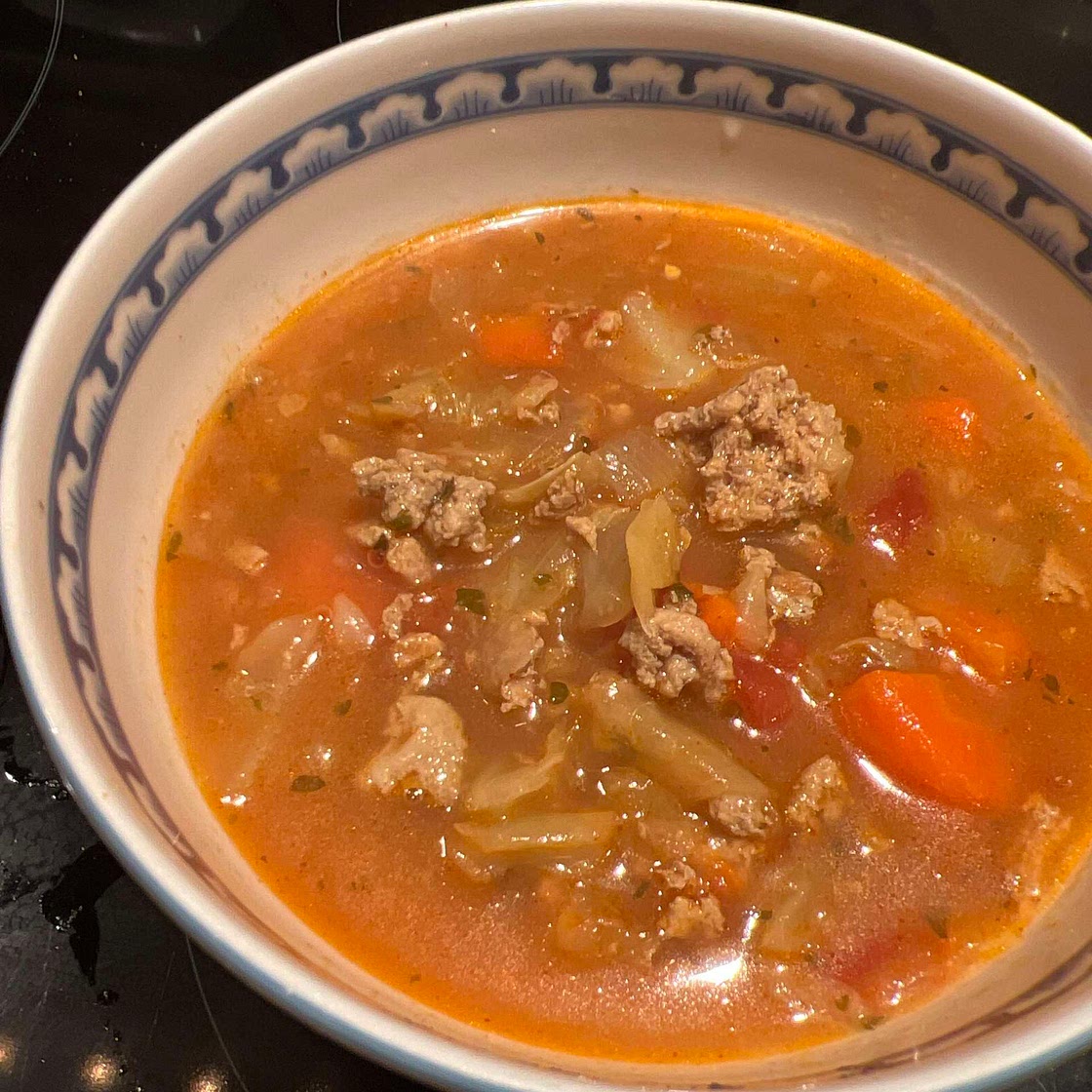 Hearty Spicy Cabbage Soup