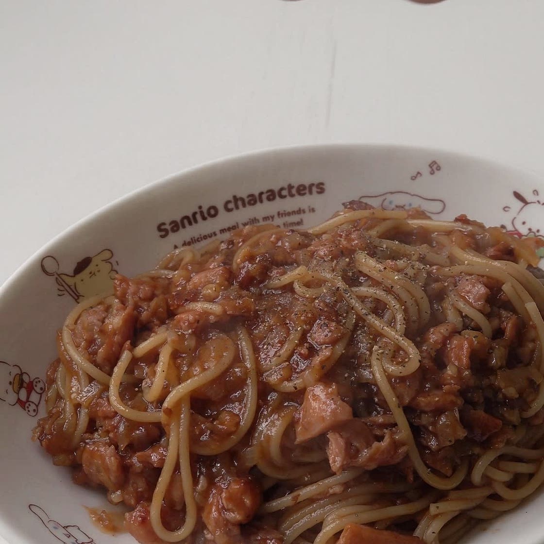 Ketchup&Spam pasta
