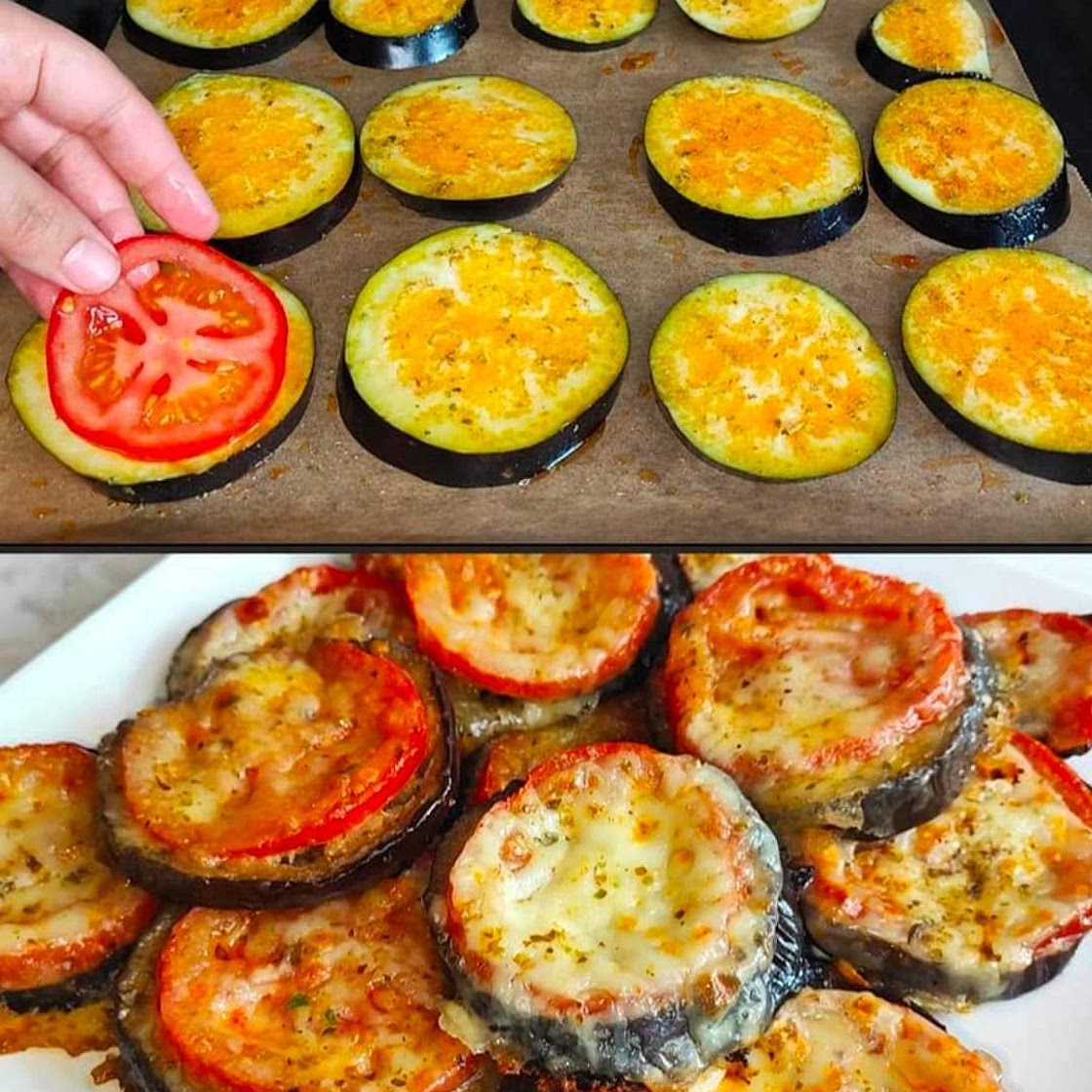 Tartelette aubergine tomate