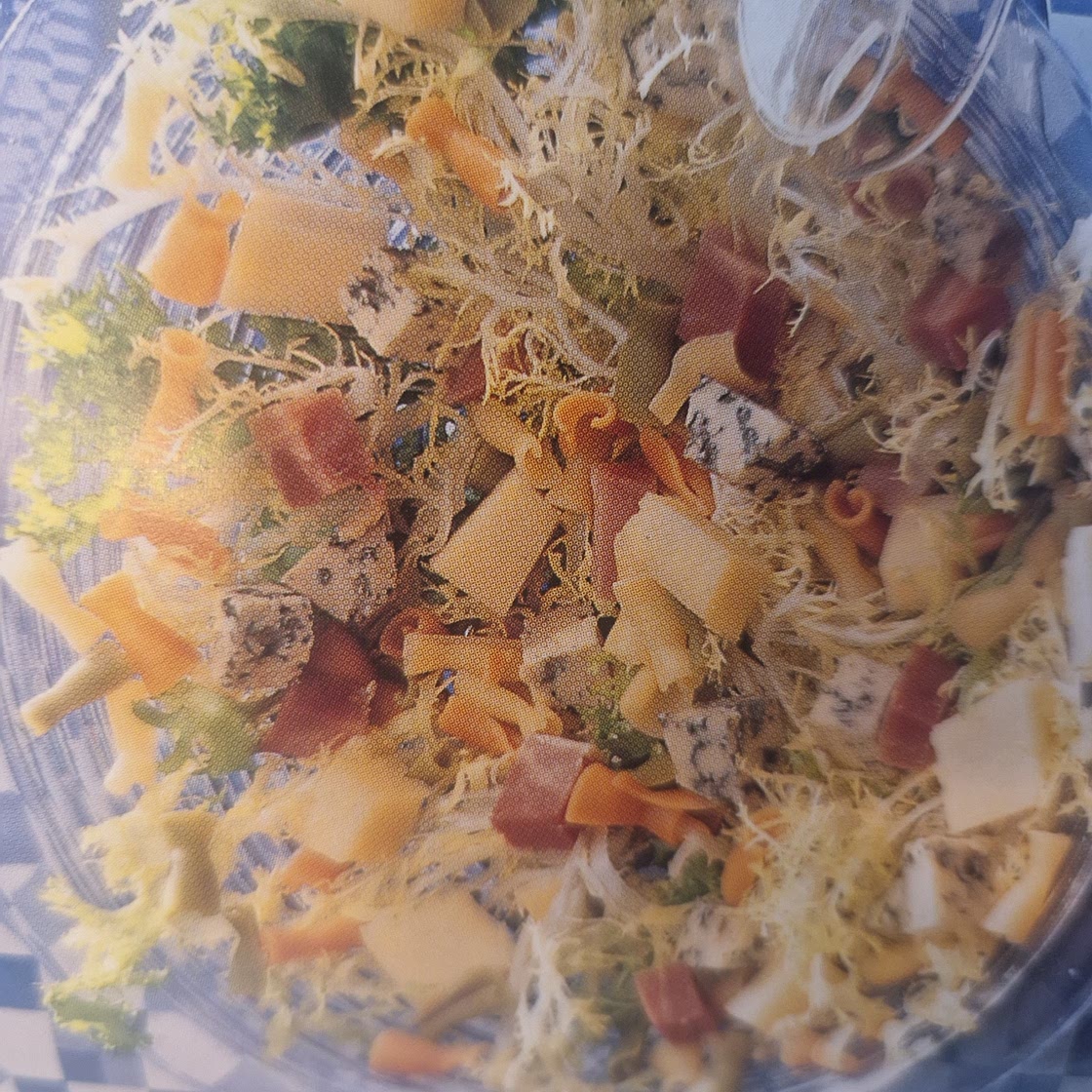Salade tiède aux 3 fromages