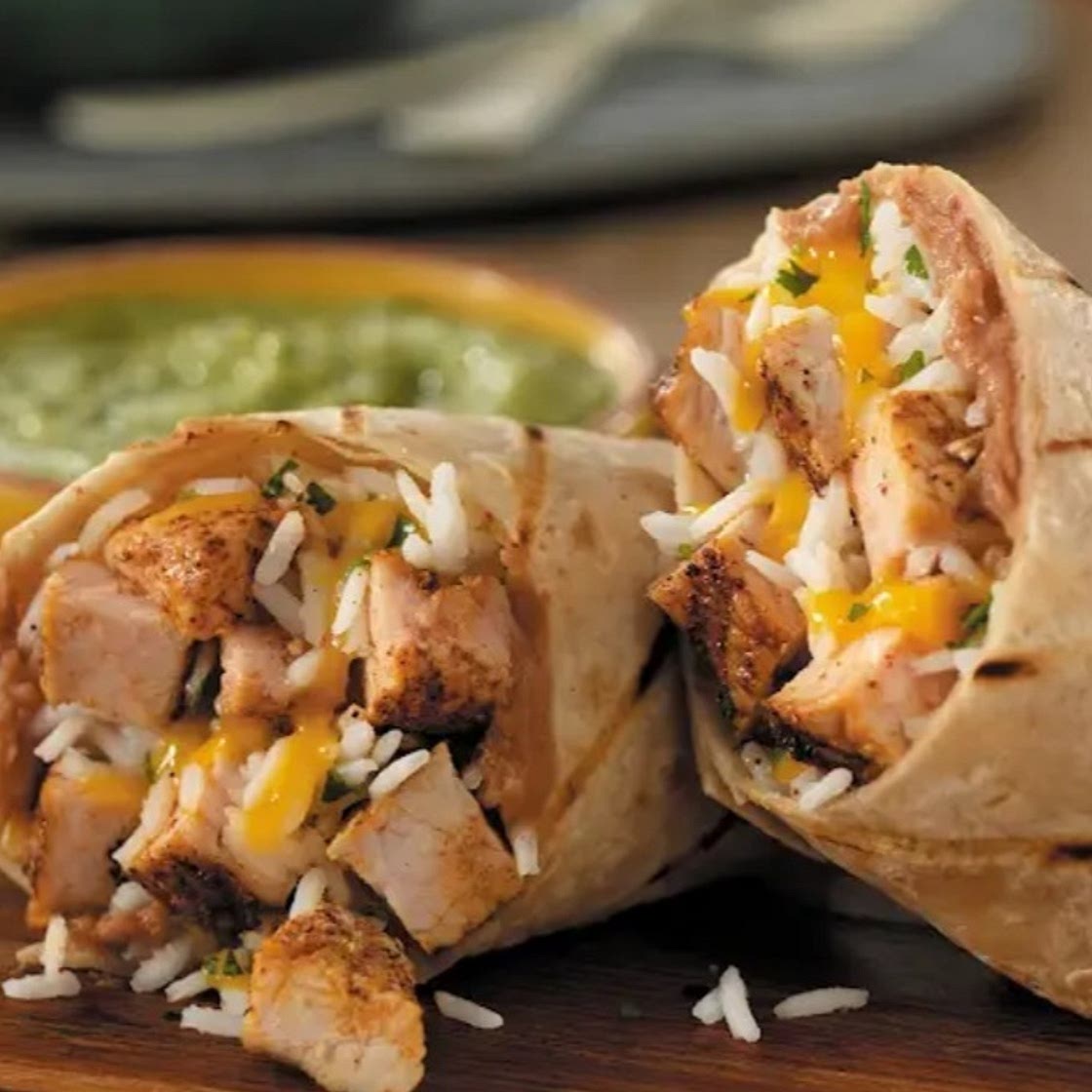 Left-over Pork Burritos