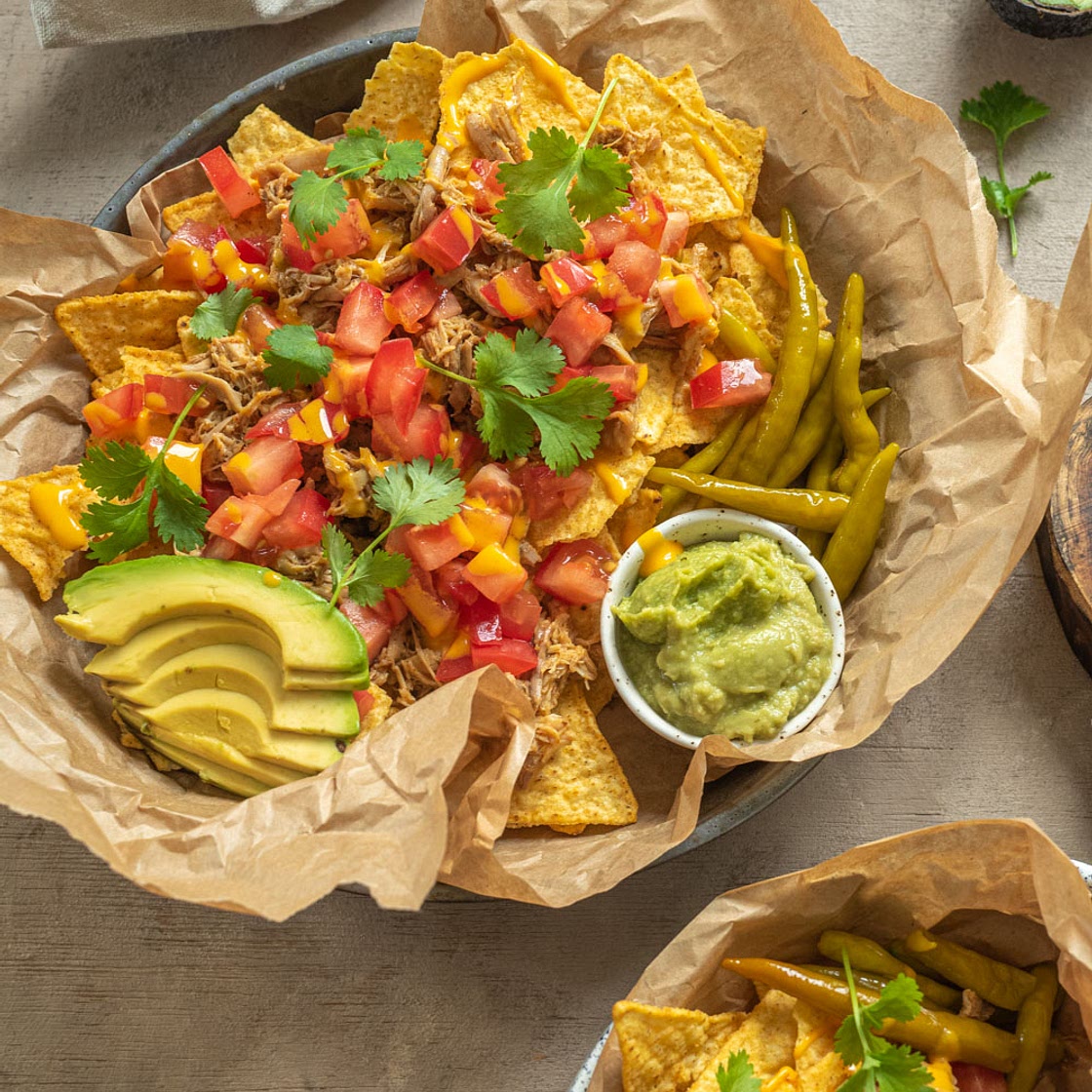 Nachos z kurczakiem
