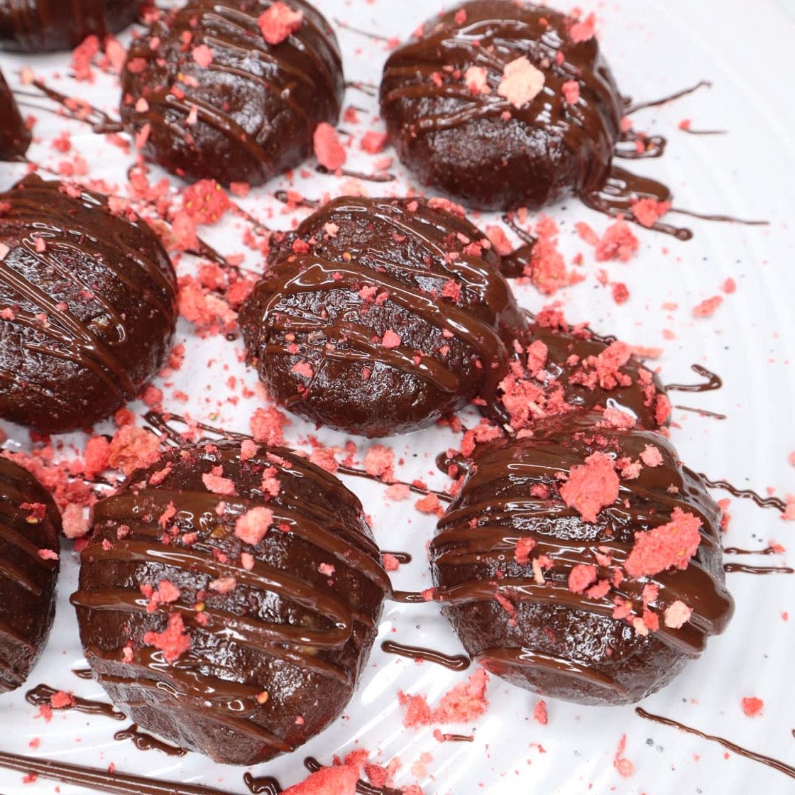 No Bake Protein Brownie Truffles