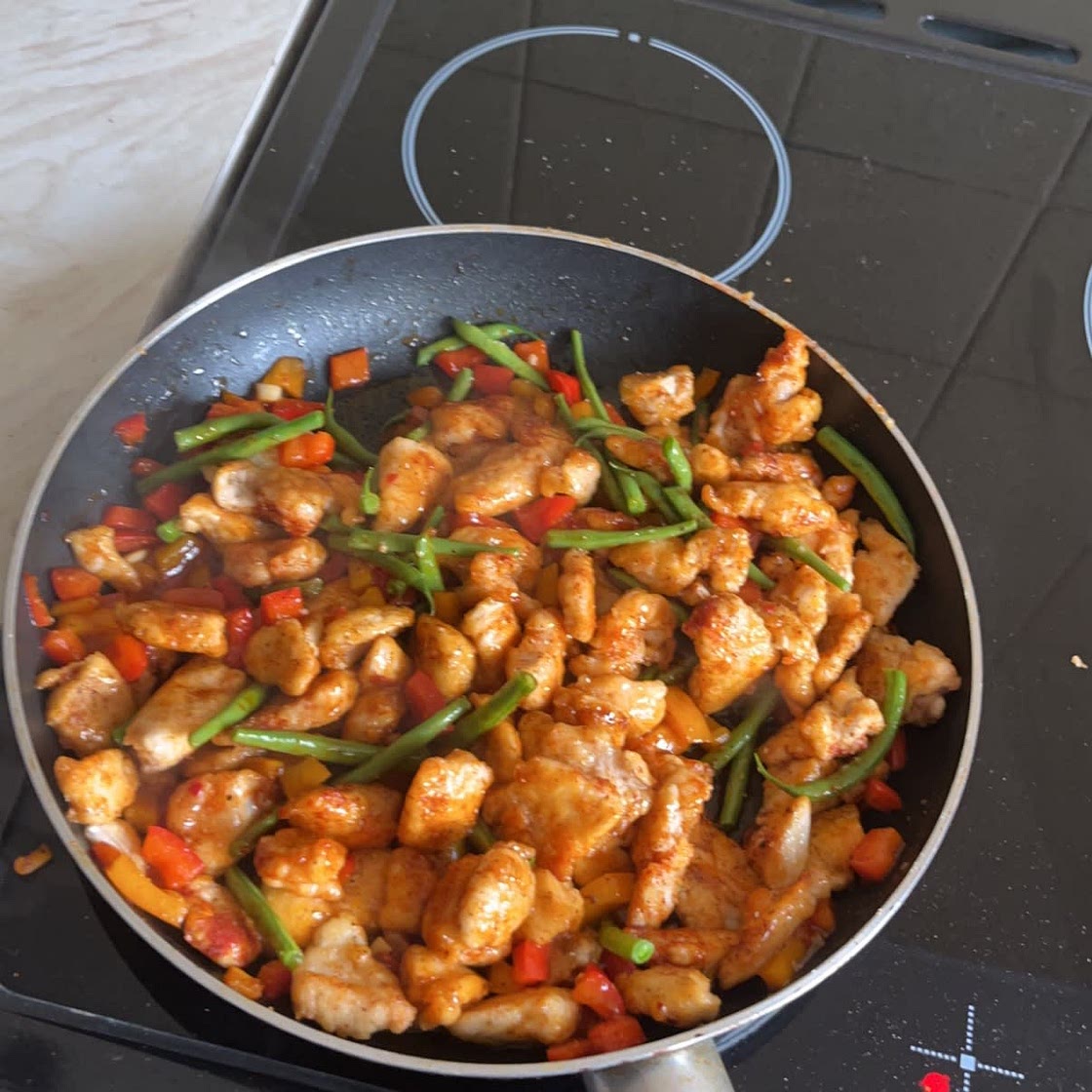 Chicken and Green Bean Stir Fry
