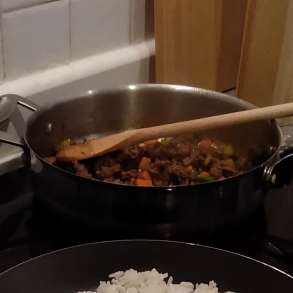 Sticky Beef Mince Stir Fry