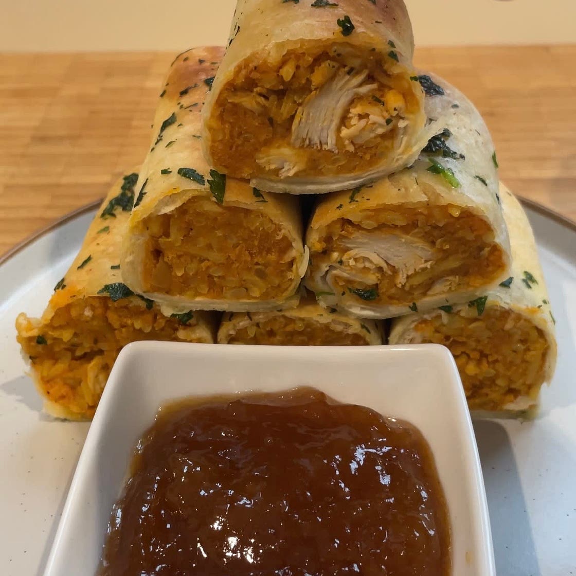 Chicken Curry & Rice Burrito 