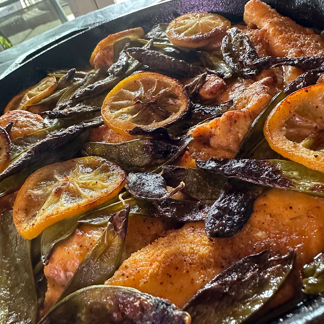 Lemon chicken.