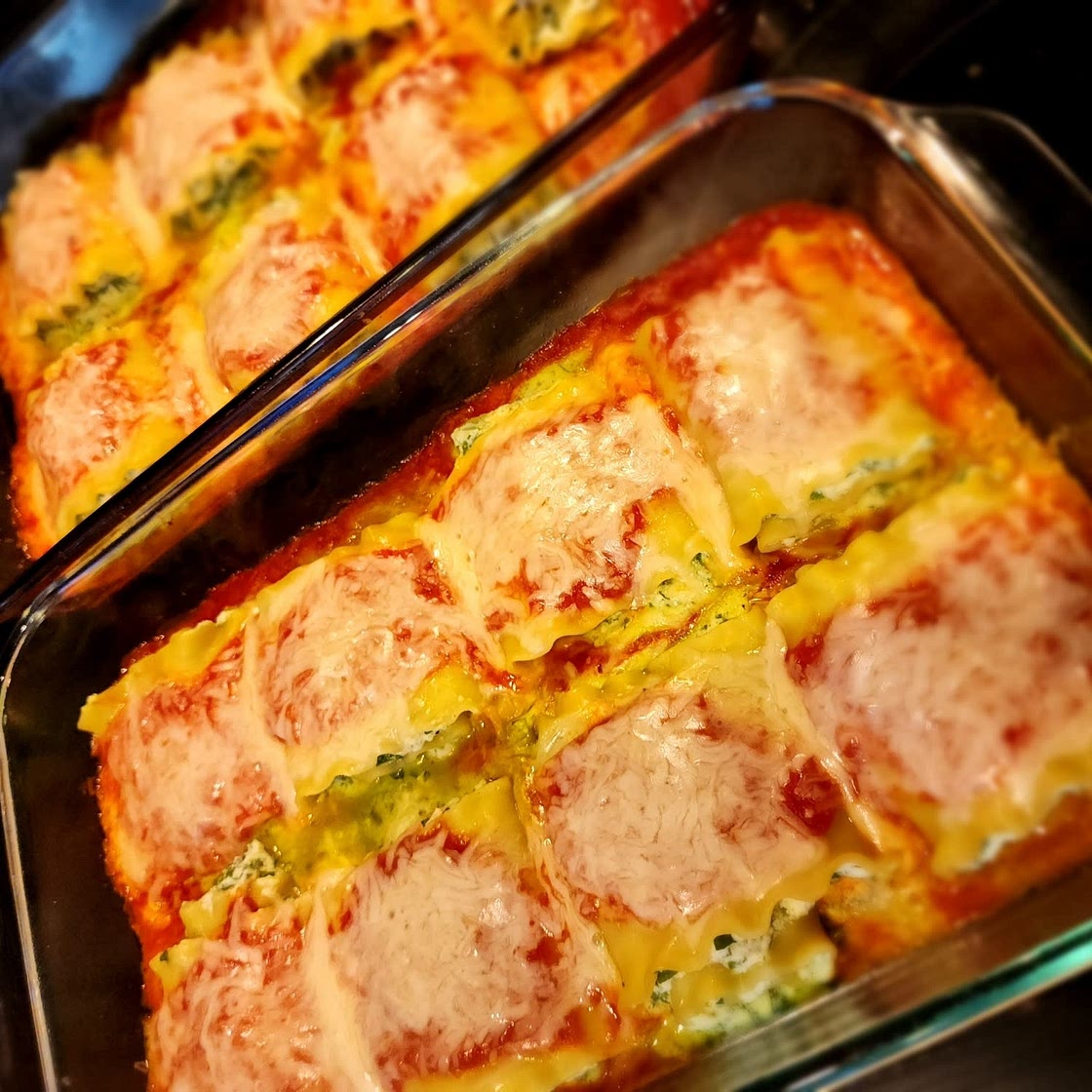 Spinach Lasagna Rolls
