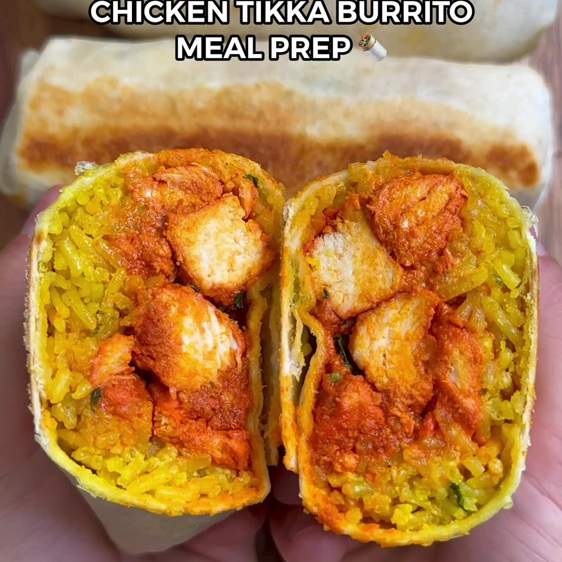 Chicken Tikka Burritos