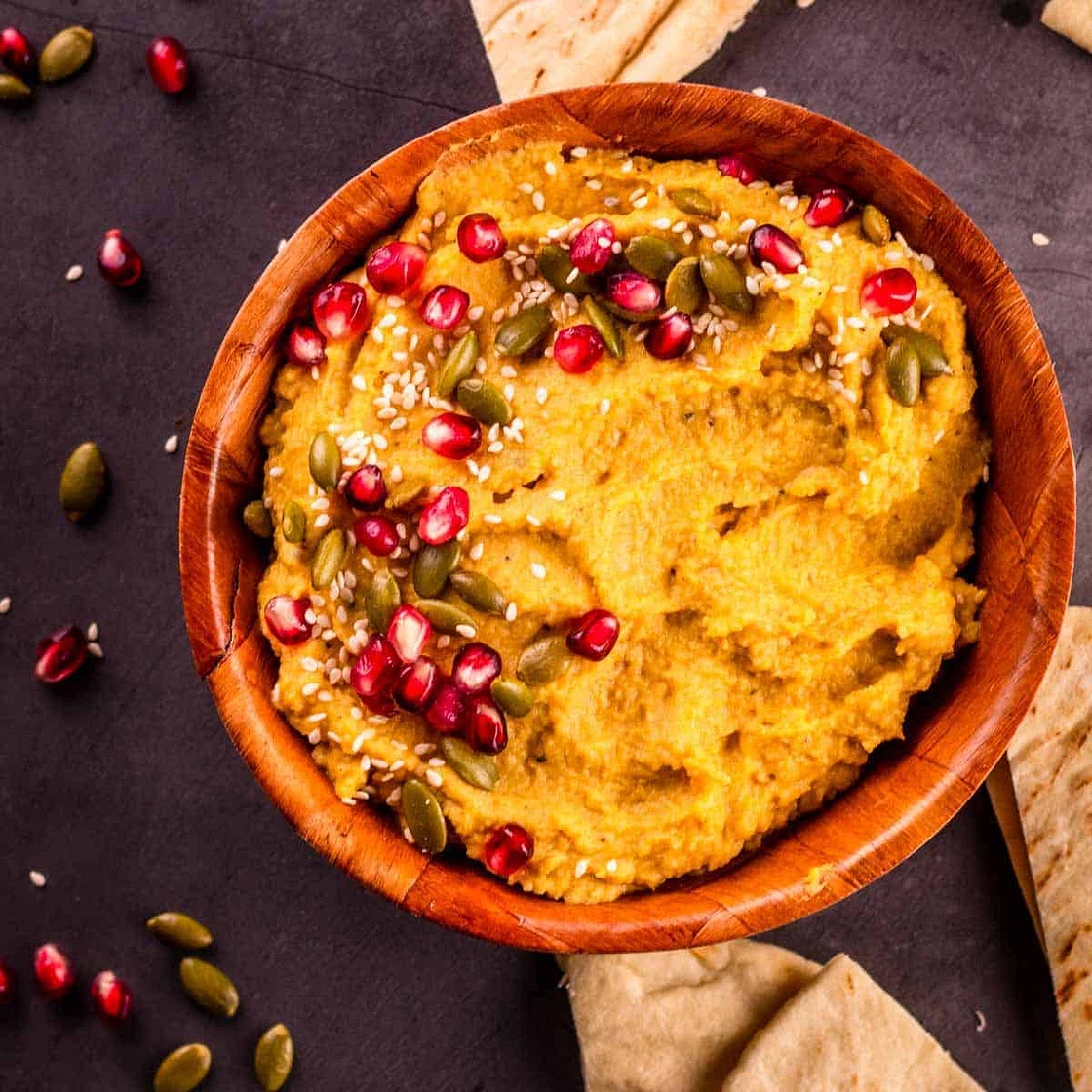 Easy Roasted Pumpkin Hummus