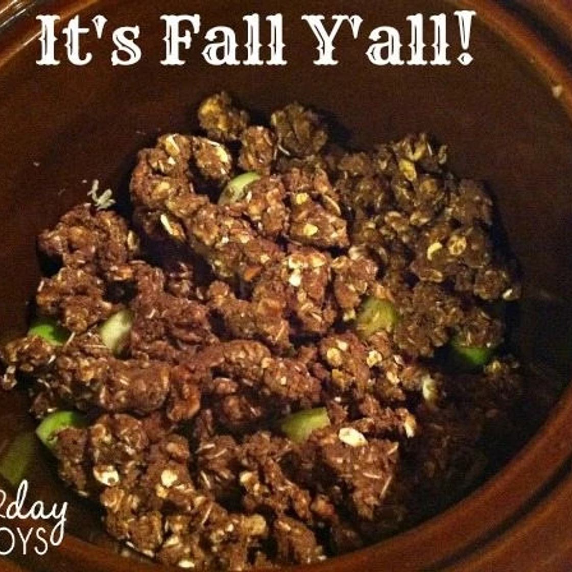 Crockpot Apple Crumble
