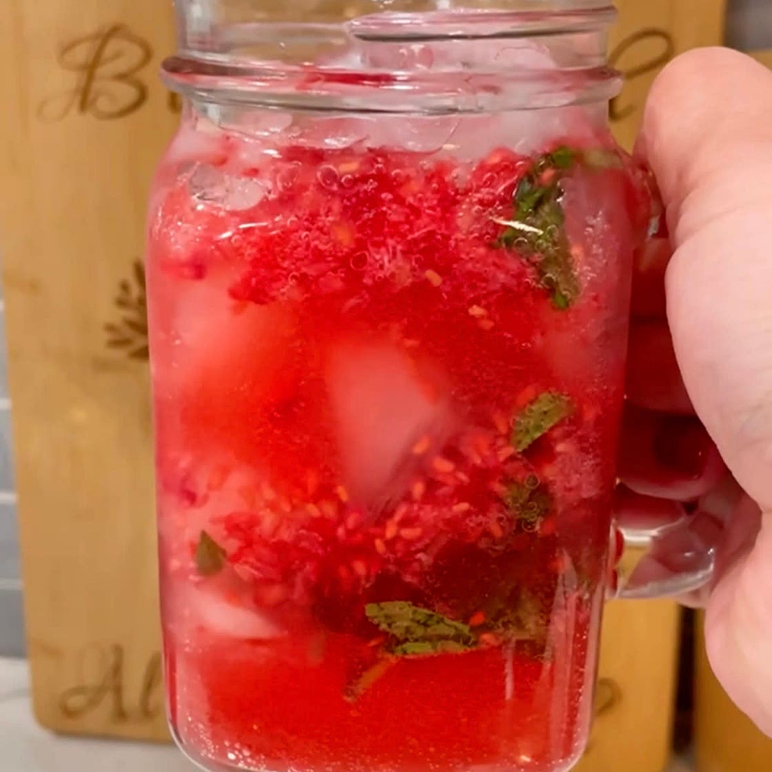 Raspberry mojito 