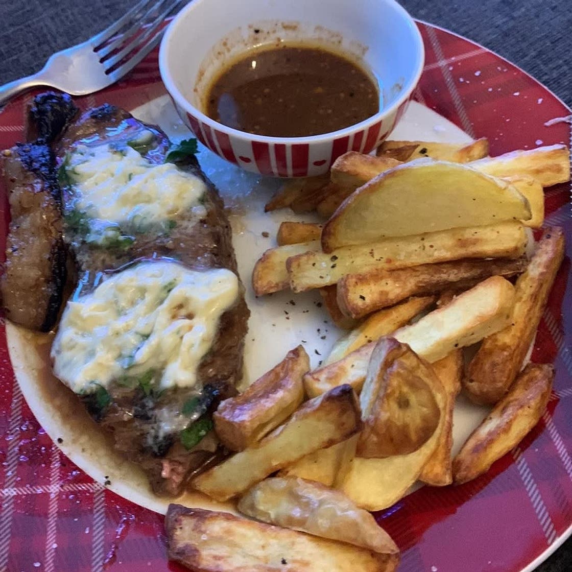 Sirloin Steak with Garlic Butter