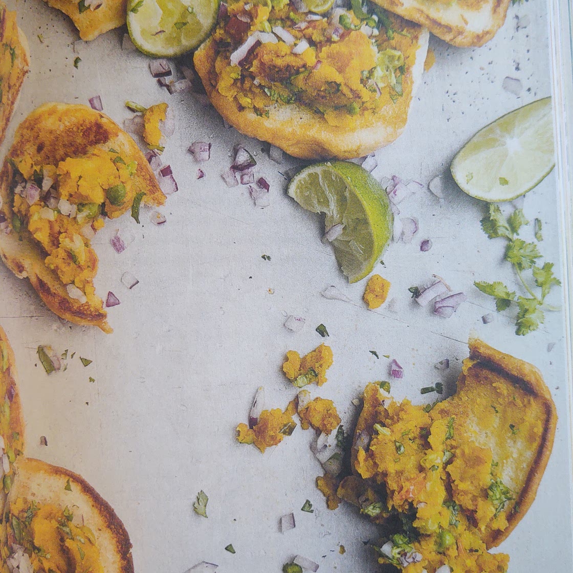 p136 Pav Bhaji on Potato Rolls