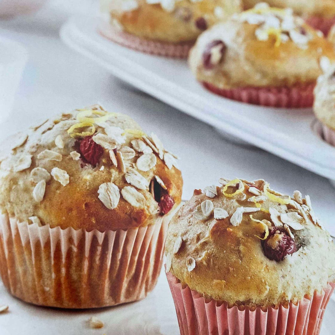 Muffins canneberges et orange