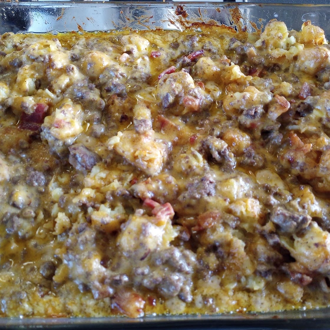 Bacon Cheeseburger Tater Tot Casserole