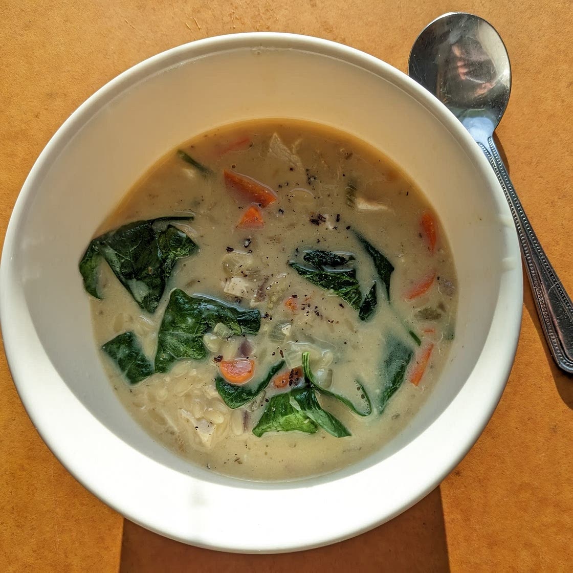 Lemon Chicken Soup with Orzo