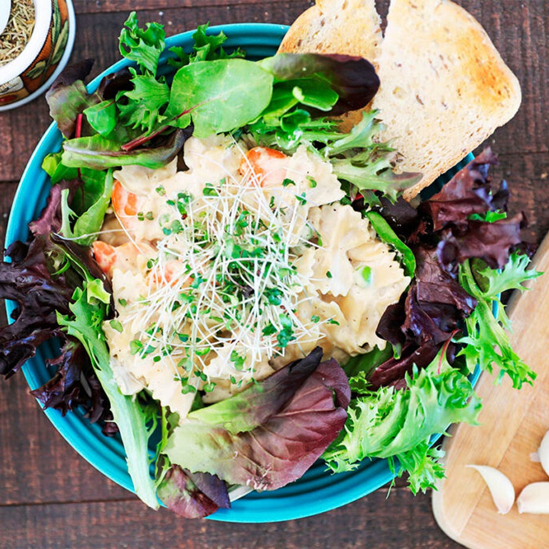 Pasta Alfredo Bowl