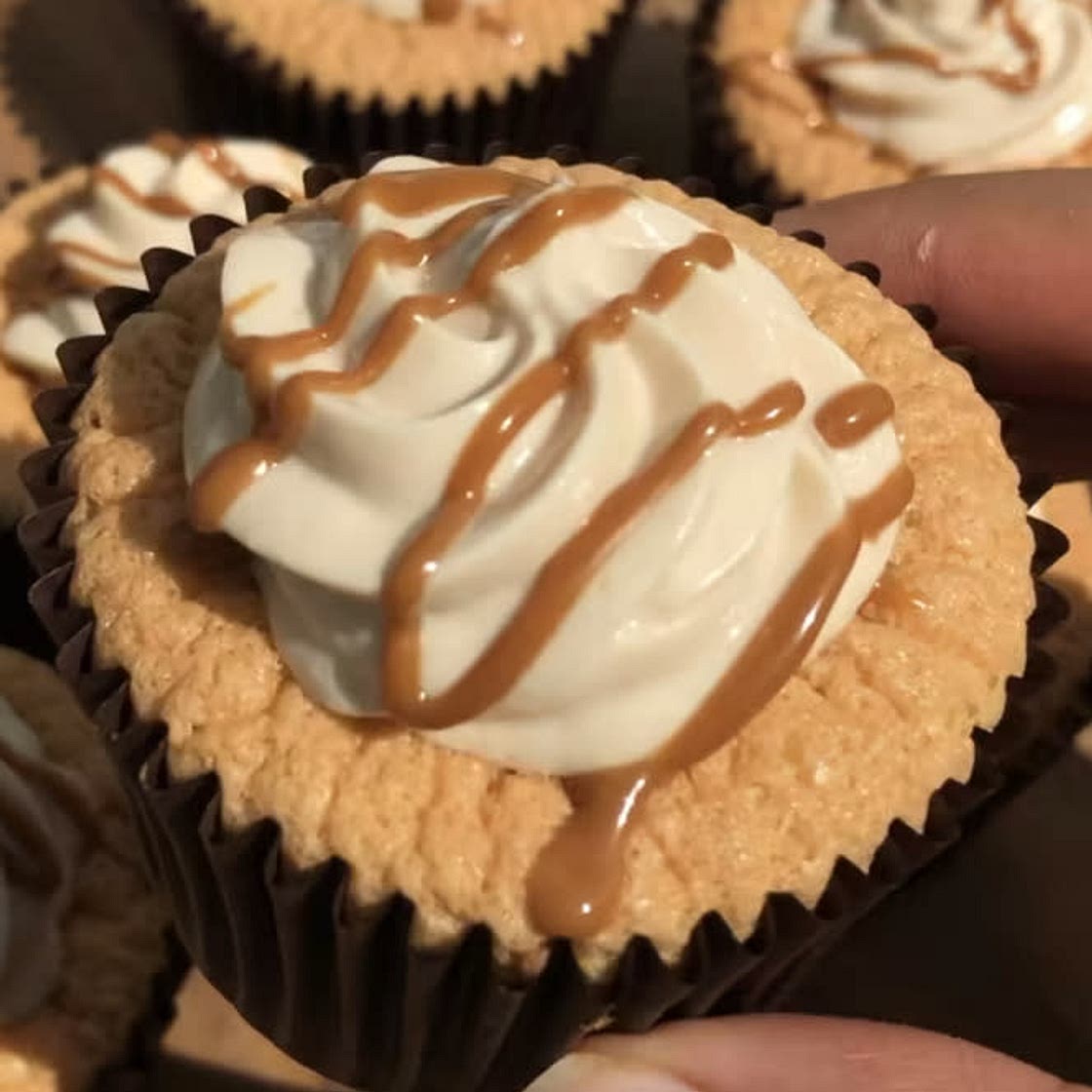 Salted Caramel Filled Cupcakes - 55kcal