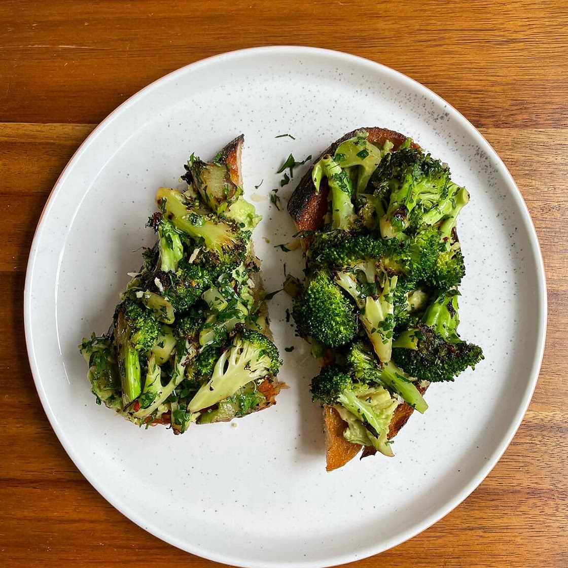 Broccoli Avocado Toast