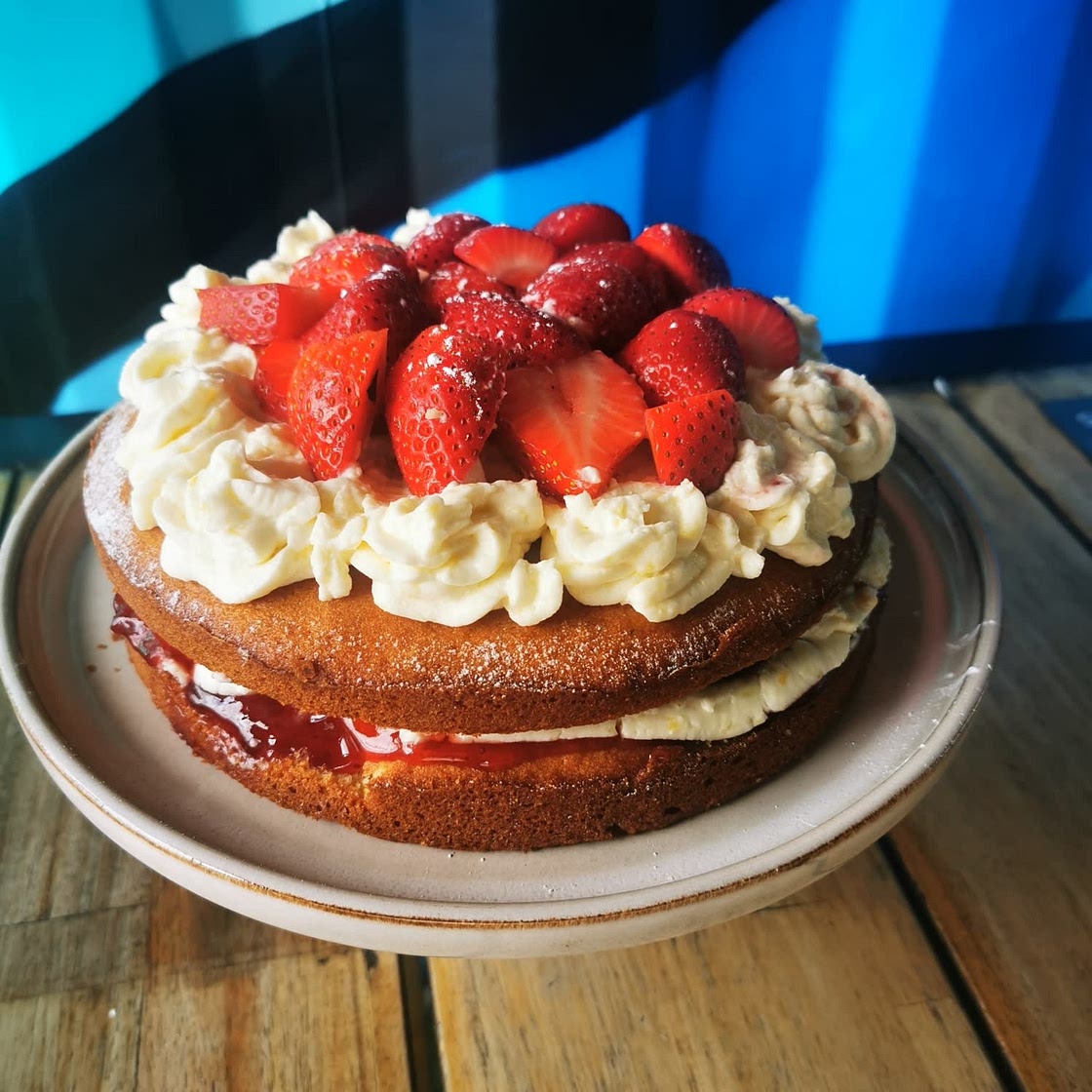 Victoria Strawberry Sponge Cake