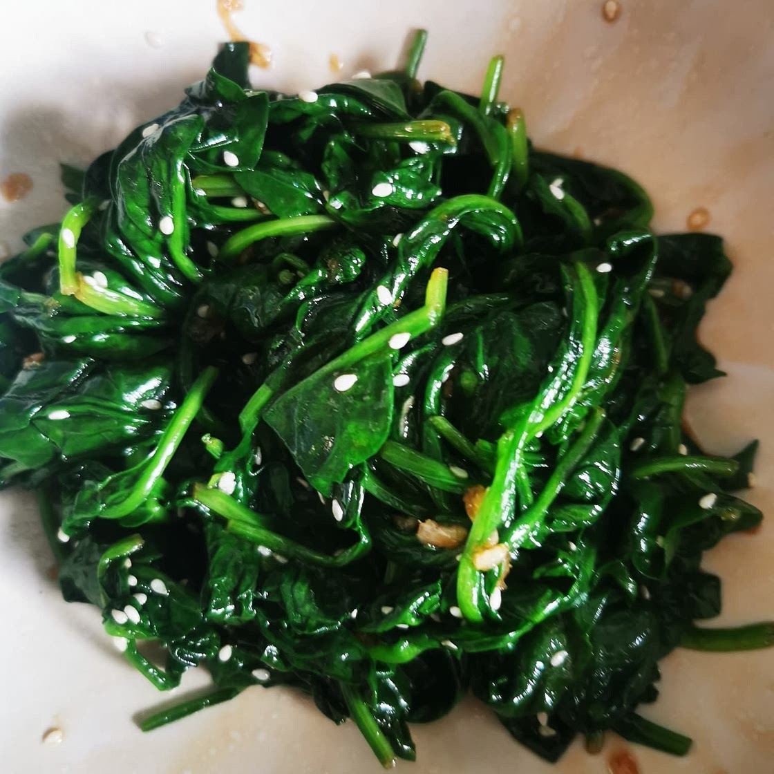 Sigumchi Namul (Korean Seasoned Spinach)