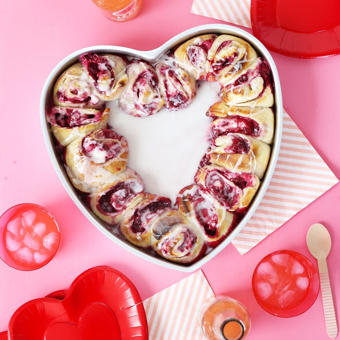 Ruby Red Raspberry Rolls