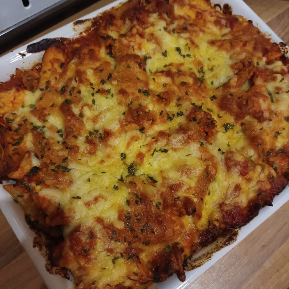 Chicken pasta bake
