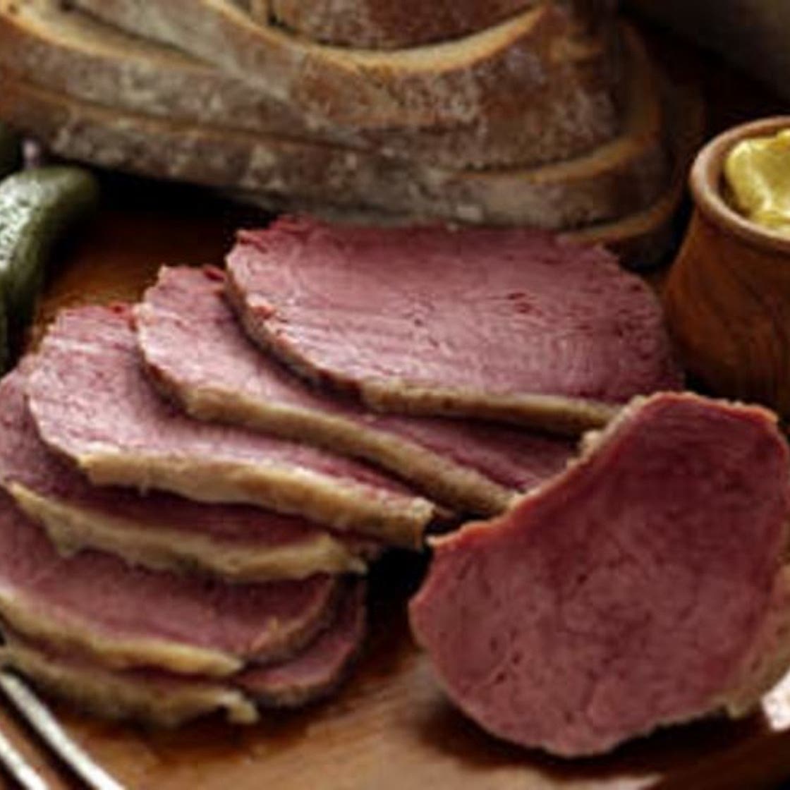Classic corned beef sandwich