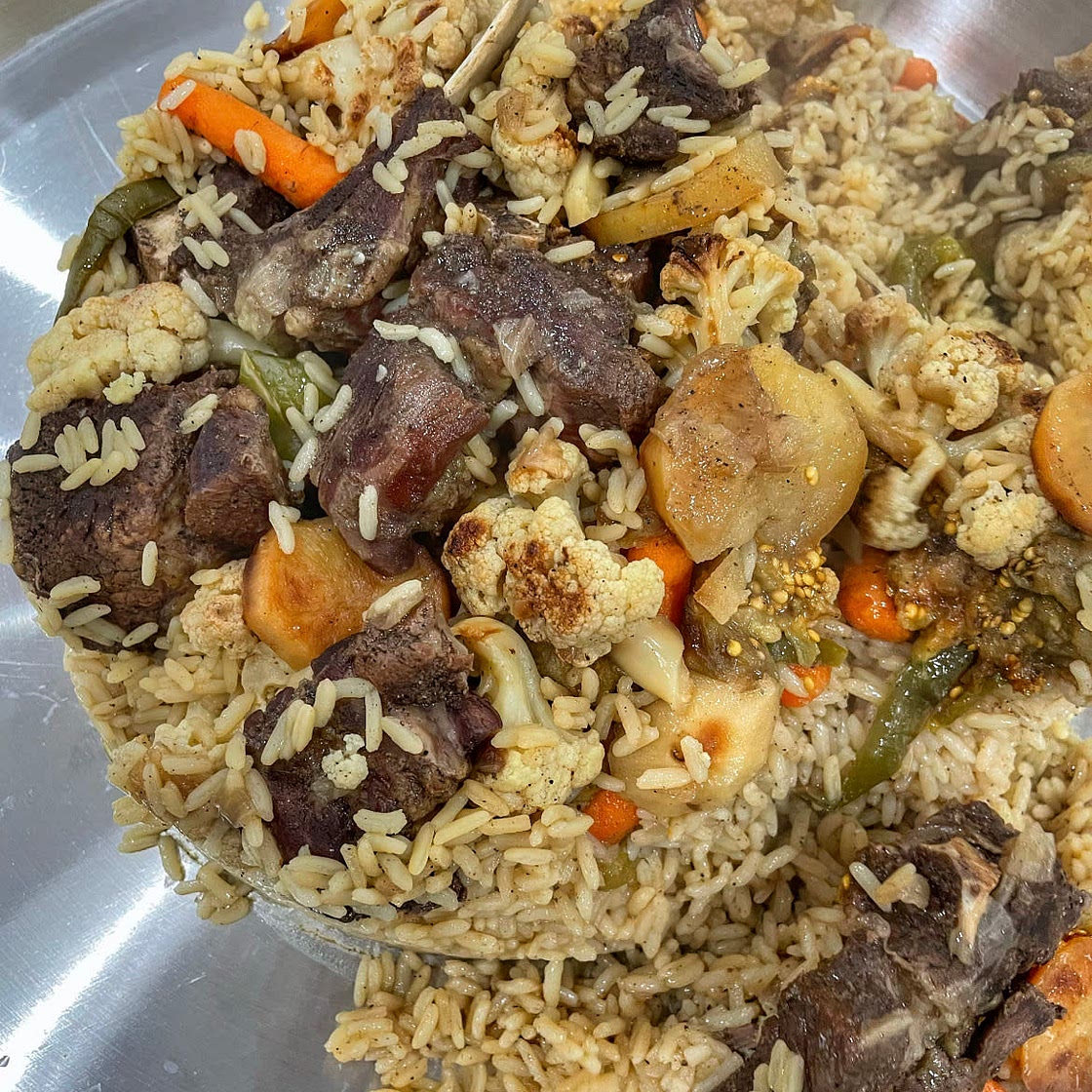 Lamb makloubeh