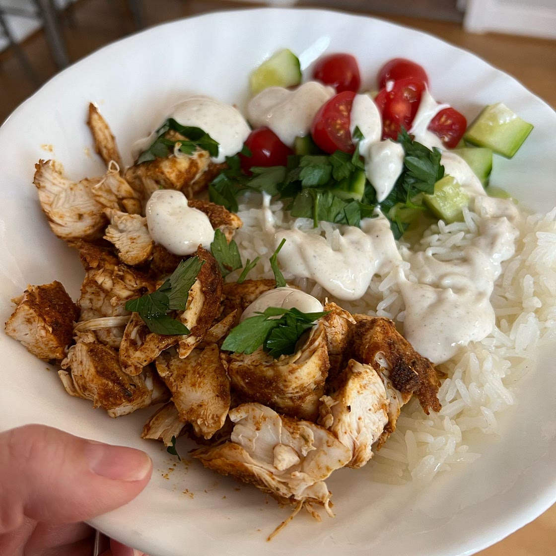 Healthy Chicken Shawarma Bowls