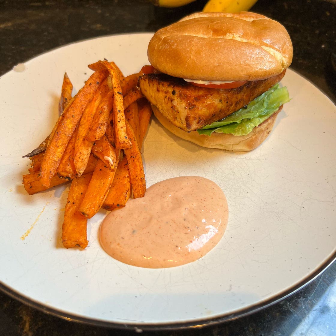 Blackened Mahi Mahi Sandwich