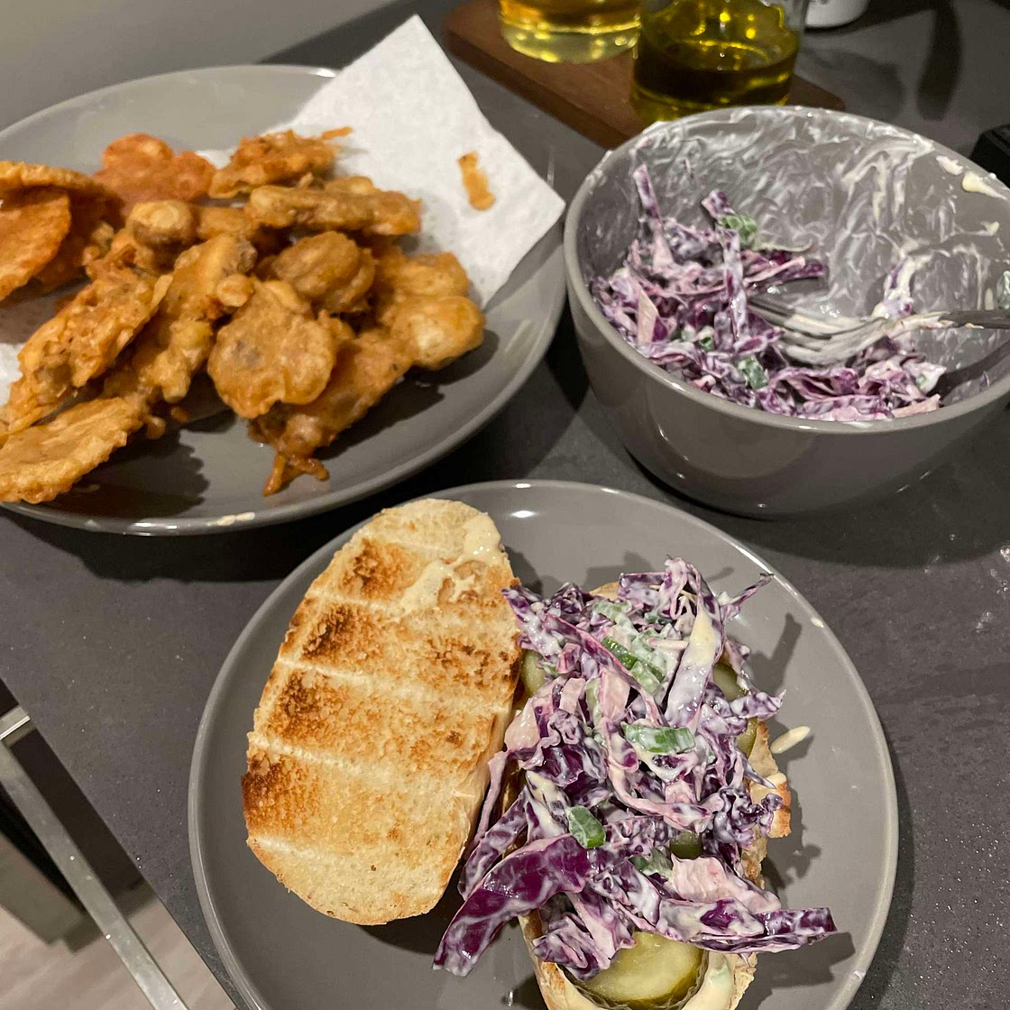 Mushroom Po’boys