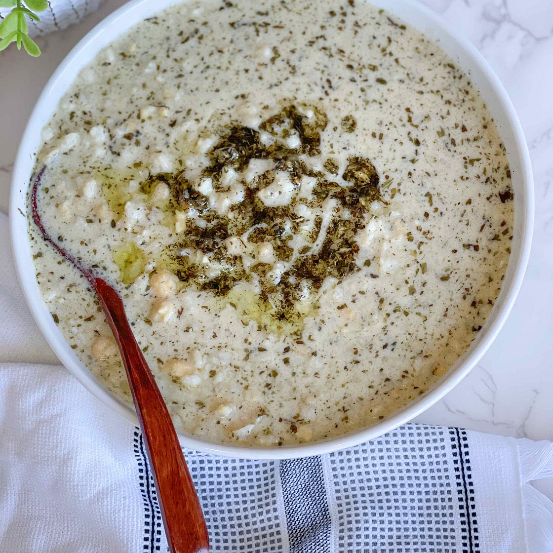 Daween yap Danqit yogurt and Barley stew